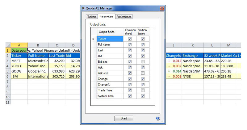 RTQuotesXL Pro Screenshot